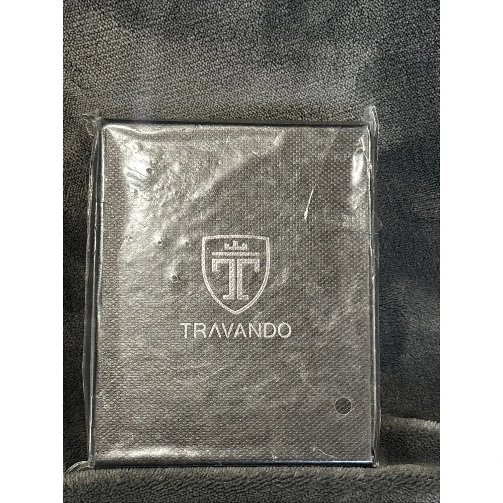 Money Clip Wallet RIO, Slim RFID Blocking Card‎ Holder for Men-Black And White